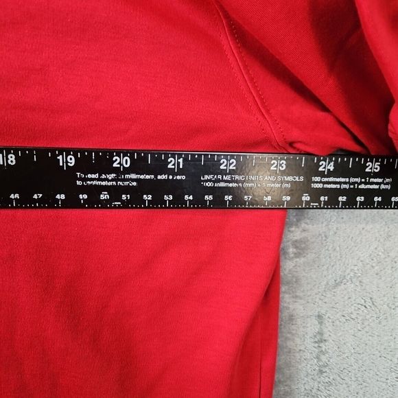 LL Bean Mens Large Soft Red Pima Cotton Short Sleeve Casual Polo Shirt - Picture 5 of 8